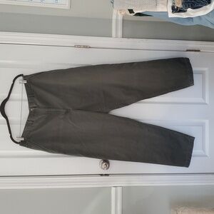 Womans Army Green 100% cotton Talbots pants size 18